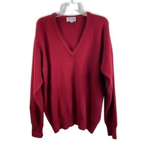 Balmore V-Neck Sweater, Cashmere, Men's Large